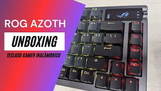 ROG Azoth  Teclado gamer inalámbrico  Diseño compacto [upl. by Eckmann879]