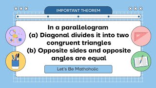 Parallelogram Theorem  Maths [upl. by Cody205]