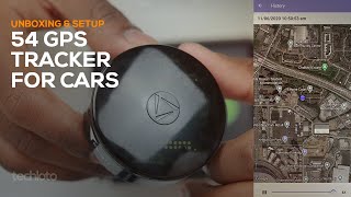 LandAirSea 54 GPS TRACKER for Cars Unboxing and Setup︱techloto [upl. by Ahsyen]