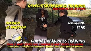 Gevechtsbereidheid Training  Combat Readiness  Overcome Fear  Mental Resilience  Army Milling [upl. by Eirameinna]