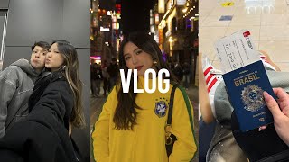 vlog na coréia  chegando pela primeira vez em seoul ✨🇰🇷 [upl. by Bainbrudge]