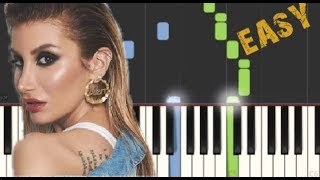 KALBİMİN TEK SAHİBİNE  İrem Derici  EASY Piano Tutorial [upl. by Elleimac369]