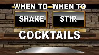 FREE Bartending Training Shaken or Stirred [upl. by Anaeg]