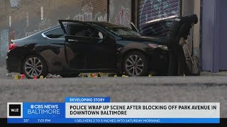 Man seriously injured in shooting in downtown Baltimore [upl. by Thant]