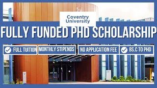 🇬🇧Study in the UK Fully Funded PhD Scholarship No Application Fee Monthly Stipends Apply Now🚨 [upl. by Terrie340]