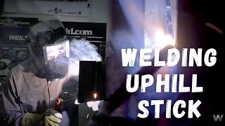 Stick Welding Uphill Techniques and Tips [upl. by Husein]