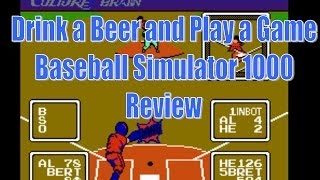 DBPG Baseball Simulator 1000 Review NES [upl. by Audrie]