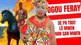 Ogou Feray  se pa tout lè mwen nan san mwen [upl. by Aissat785]