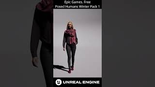 Posed Humans Winter Pack 1 unrealengine [upl. by Venable]