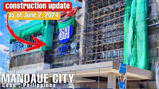 SM CITY JMALL in Mandaue City Construction update as of June 2 2024 [upl. by Eimia874]