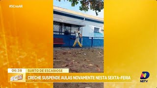 Surto de escabiose creche em Balneário Camboriú suspende aulas novamente nesta sextafeira [upl. by Christean]