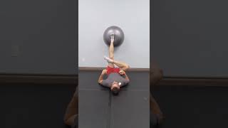 Glute Stretch  Wall Ball [upl. by Ettenay]