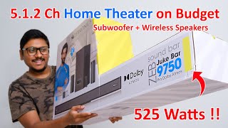 Powerful 51 Dolby ATMOS Home Theater on budget Dhamakedar BASS🔥 [upl. by Suruat]