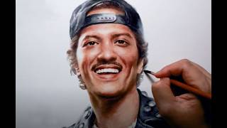 Bruno Mars painting  watercolor portrait  APT  부르노마스 그리기 인물수채화 [upl. by Colman]