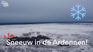 Prachtige dronebeelden van sneeuw in de Ardennen [upl. by Virg]