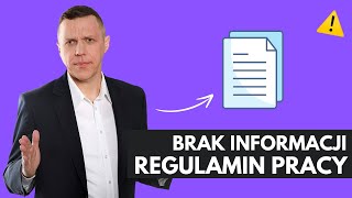 Brak podstawowych informacji w regulaminie pracy  BŁĘDY W ROZLICZANIU CZASU PRACY KIEROWCÓW [upl. by Leinnad]