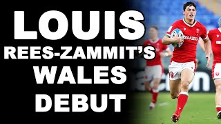 Louis ReesZammits Wales Debut [upl. by Netnilc]