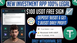 🤑Usdt Earning Site  Earn Free Usdt  Best Usdt Investment site  New Earning Site [upl. by Pisano874]