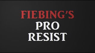 Fiebing Pro Resist Leathercraft Product Introduction [upl. by Enelia]