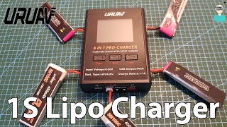 URUAV 6 in 1 PRO LIPOLIHV 1S Battery Charger [upl. by Ynnub]