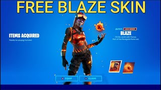 How to Get the Blaze Skin for Free in Fortnite [upl. by Arihas]