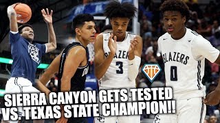 Sierra Canyon GETS TESTED By Texas STATE CHAMPION  BJ Boston PLAYS BIG w Dwyane Wade Watching [upl. by Eenat]