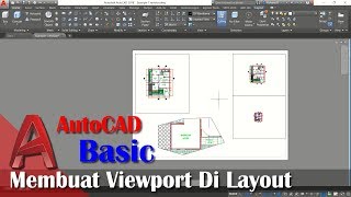 Cara Membuat Viewport Di Layout AutoCAD [upl. by Paderna]