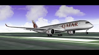 Doha DOH to London LHR in GeoFS Timelapse [upl. by Iztim]