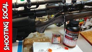 Reloading 223 Hornady 55gr VMAX  Varget  Ruger American Predator and AR15 [upl. by Ylrae]