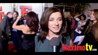 Margo Harshman Interview at Fired Up Premiere [upl. by Twedy499]