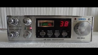 Uniden PC244 AM SSB 40 channel transceiver for CB band [upl. by Anaoj59]