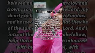 Daily Bible Verse Philippians 413 wordsofjesuseachday bibleverse wordfortoday faithjourney [upl. by Dieterich943]