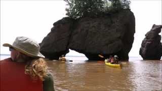 The Bay of Fundys 40 foot tides at Hopewell Rocks [upl. by Skeie]