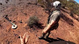 Sandstone Gold WA find some hard won nuggets [upl. by Laehpar778]