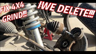 Fix F150 Grinding Noise IWE Delete Install [upl. by Ecikram]