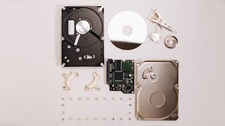 Seagate Barracuda 500GB HDD Disassembly IT [upl. by Zennas]