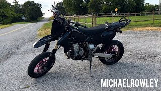 2005 Suzuki DRZ400 Supermoto walkaround review [upl. by Lancelle]