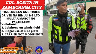 COL BOSITA LIVE ACTION IN ZAMBOANGA WITH ABOGADO MOTOVLOG  LTO SUPALPAL [upl. by Bevon647]