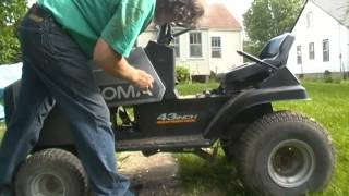 Noma Riding Mower Wiring Hack [upl. by Abdulla]