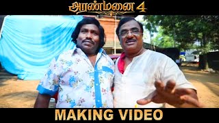 Aranmanai 4  Making Video 3  Climax amp Comedy Scene Making  Sundarc  Tamannah  Yogi babu [upl. by Balbur]