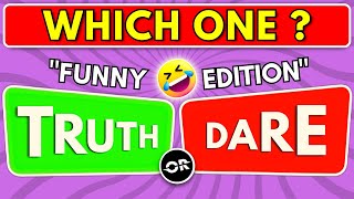 Truth or Dare Funny Questions Edition 😇😈  Interactive Game [upl. by Hild]