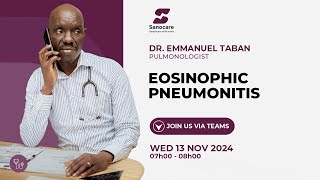 Dr Taban Presentation 13 Nov 2024 On Eosinophic Pneumonitis [upl. by Aivitnahs]