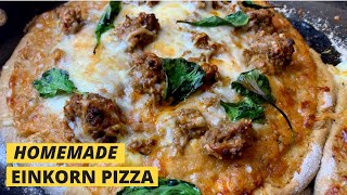 Homemade Einkorn Pizza [upl. by Bevash]