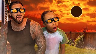 SURVIVING THE SOLAR ECLIPSE ☀️🌗 2024 [upl. by Joab]