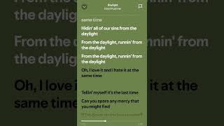 Daylight  David Kushner  Lyrics Remix lyrics music tophits daylight davidkushner like [upl. by Jaret]