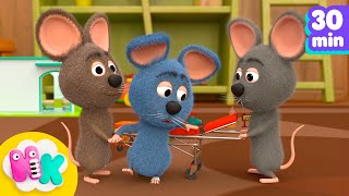 Zum Pa Pa c’est une petite souris 🐭 Chansons pour Enfants  HeyKids en Français [upl. by Market]