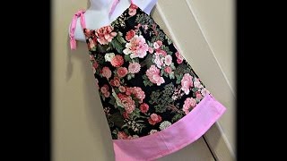 Pillowcase Dress Using One Pattern To Create Another [upl. by Joe]