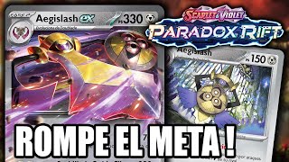 ROMPE el META con este COMBO de AEGISLASH ex   PARADOX RIFT  POKEMON TCG LIVE [upl. by Ocer]