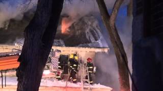 Fire destroys threestorey house in Wolseley [upl. by Negiam382]