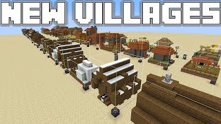 Minecraft 114  A detailed look at NEW Savanna amp Snowy Villages [upl. by Jardena222]